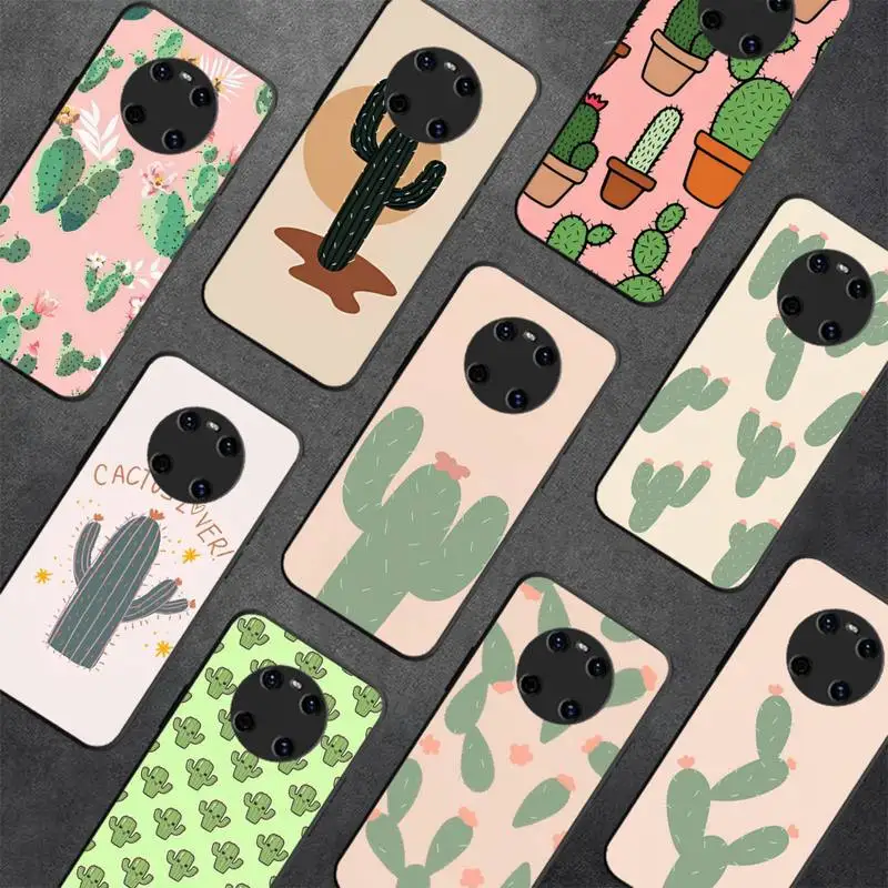 

Cute Cactus Phone Case for Huawei Y 6 9 7 5 8s prime 2019 2018 enjoy 7 plus
