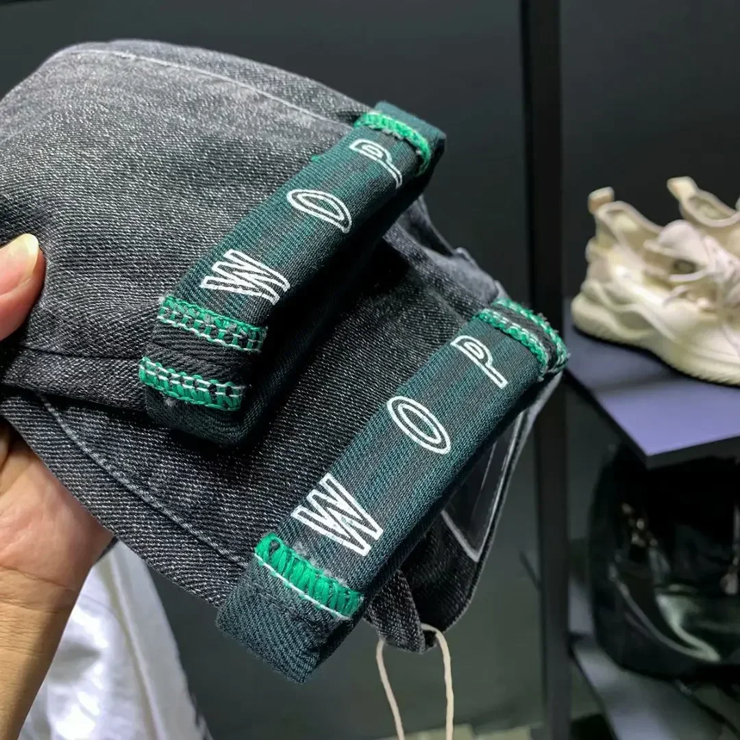 Модные мужские Ботинки Martin Эластичные зауженные шаровары с принтом ноги