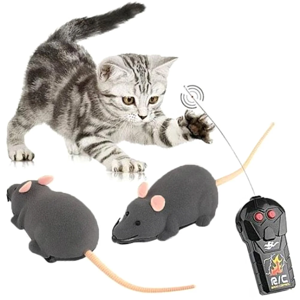 Мышь со звуком для кошек