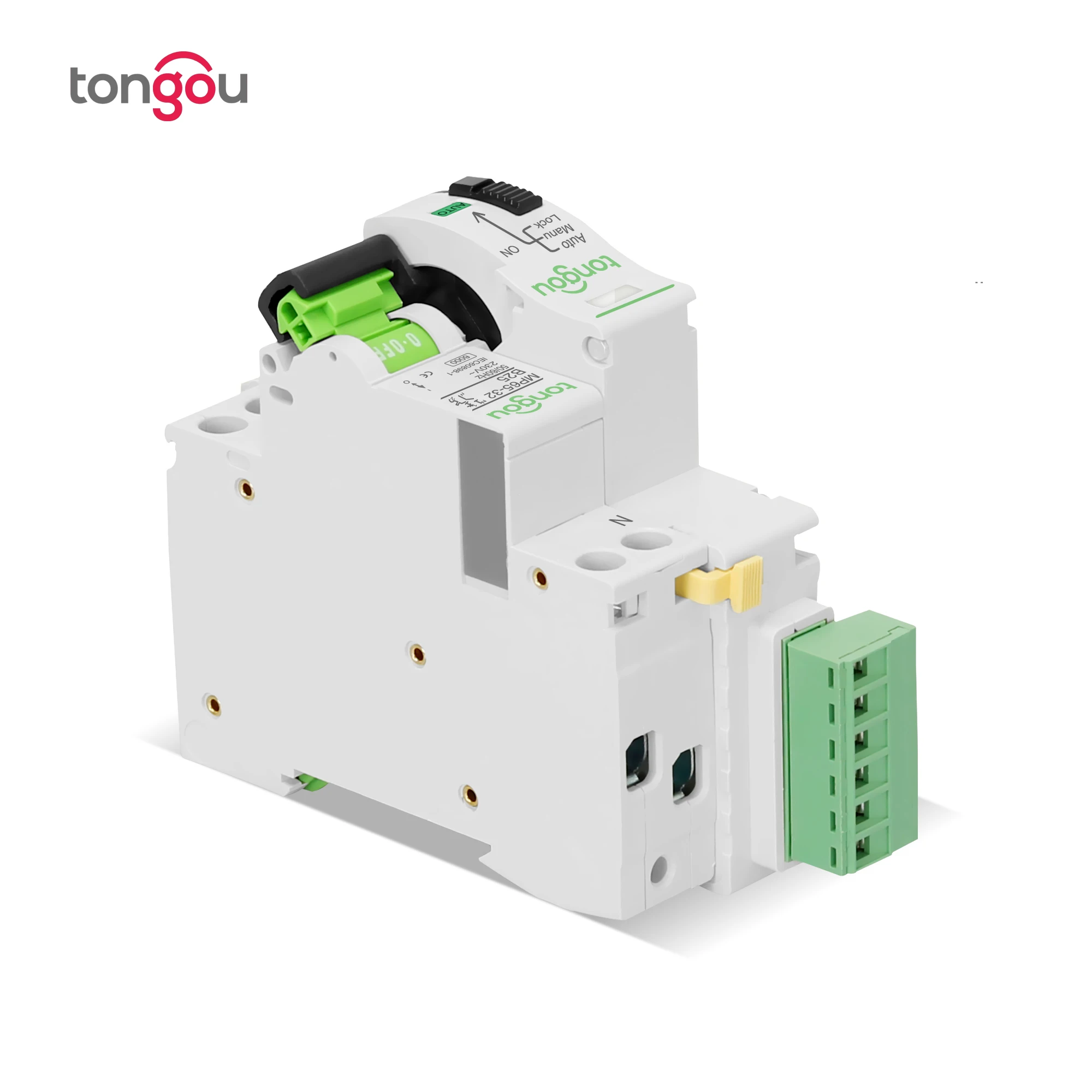 Автоматический выключатель DPN 16A MCB 1P + N 220V Curve B AC TONGOU