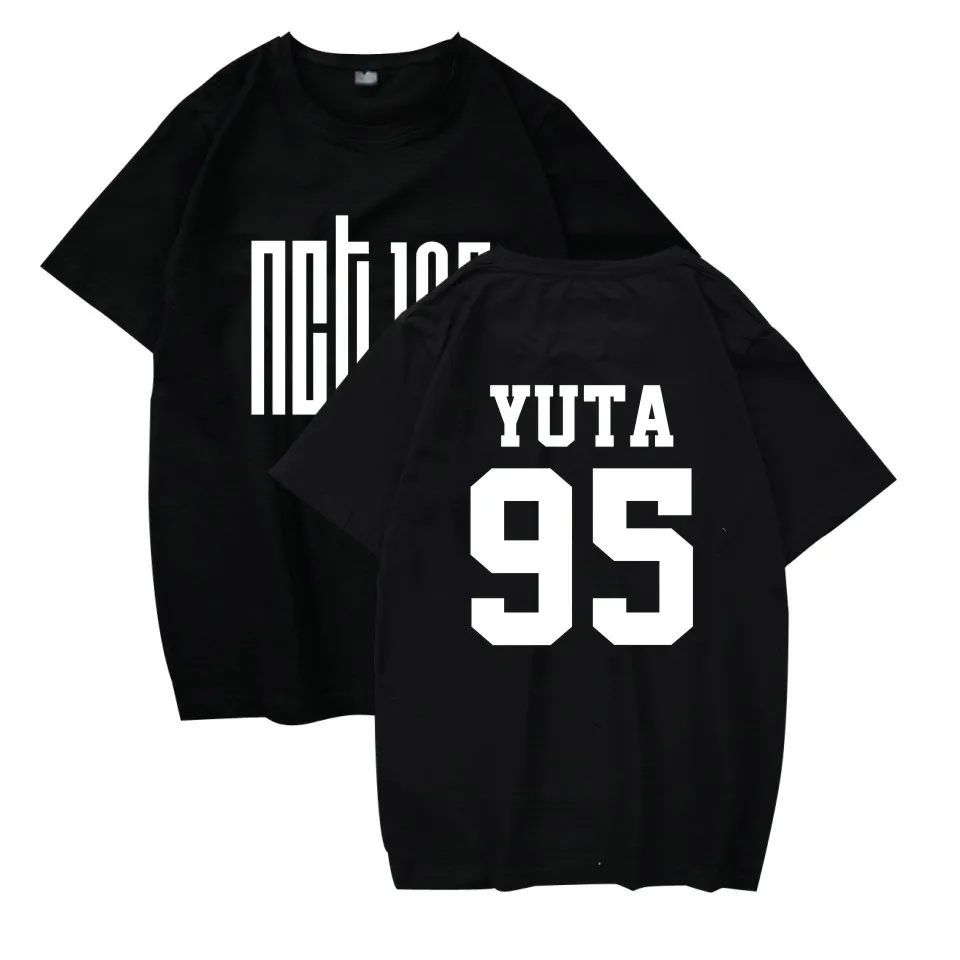 Kpop NCT U 127 футболка с альбомом концертов для женщин и мужчин хлопковая Футболка k-pop