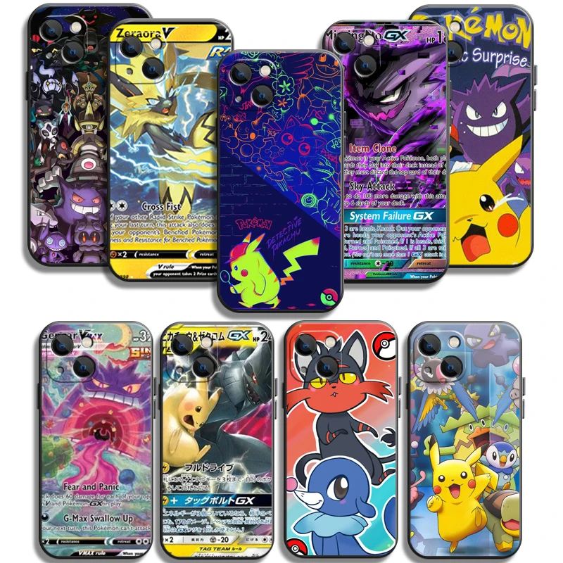 

Pokemon Cute Anime Phone Cases For iPhone 11 12 Pro MAX 6S 7 8 Plus XS MAX 12 13 Mini X XR SE 2020 Carcasa Soft TPU Coque