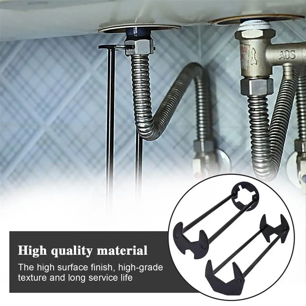 

Многофункциональный гаечный ключ для раковины, противоскользящий инструмент для ремонта кухонной раковины, инструмент для ванной комнаты,...