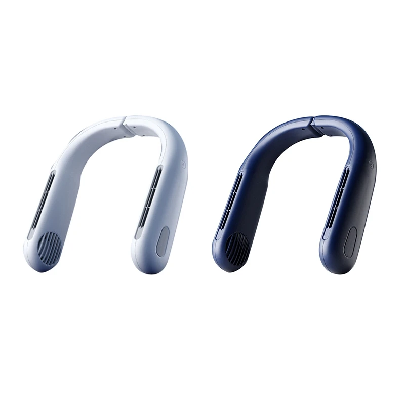 

Rotating Shaft Hanging Neck Fan USB Fan Portable Fan Student Men And Women Universal Leafless Hanging Neck Fan