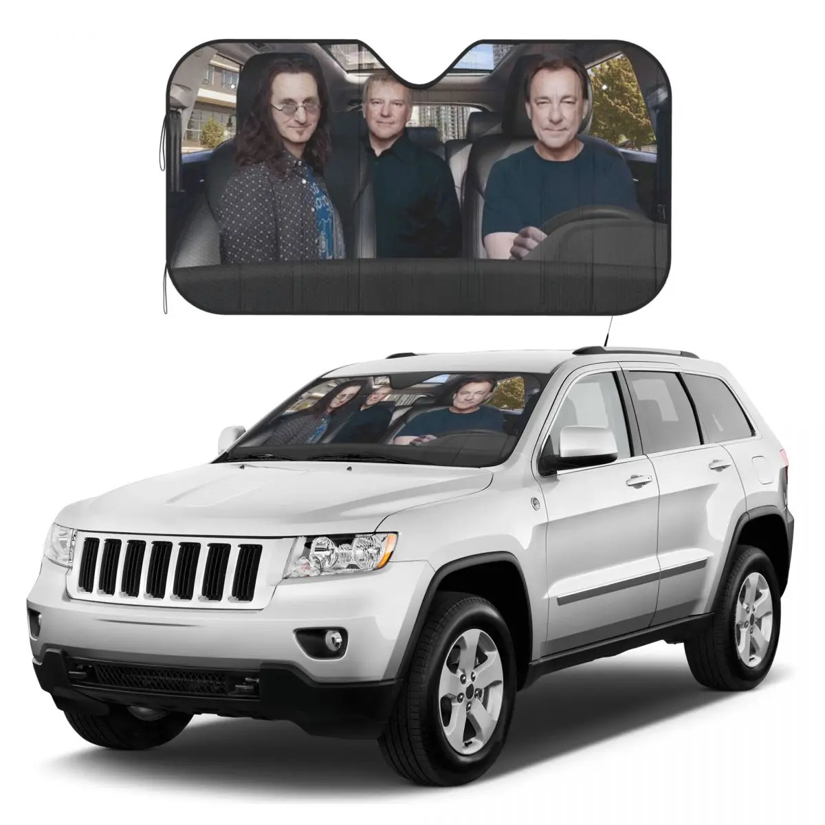 

Rush Band Car Sunshades Reflector Anti Uv Funny Custom Car Sunshade Sun Shade