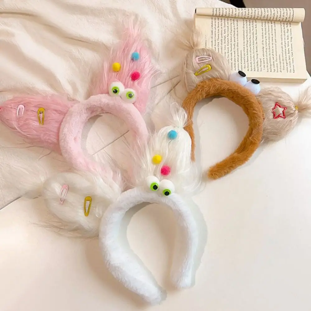 

Cartoon Ugly Doll Headband Gift Plush Funny Ears Hair Hoop Headdress Cute Hair Accessories