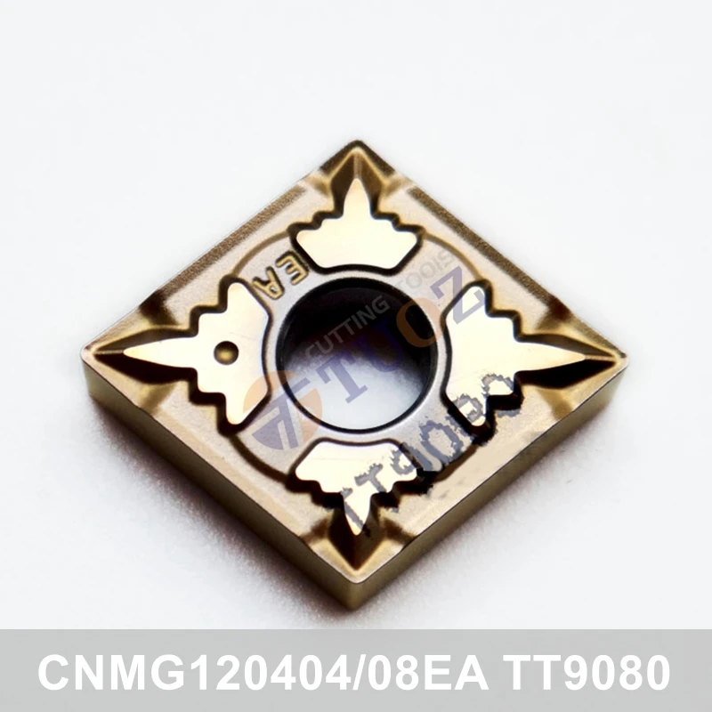 

100% Оригинальный CNMG120404EA CNMG120408EA TT9080 карбидная вставка CNMG 120404 120408 -EA CNMG12 токарный станок с ЧПУ токарные инструменты
