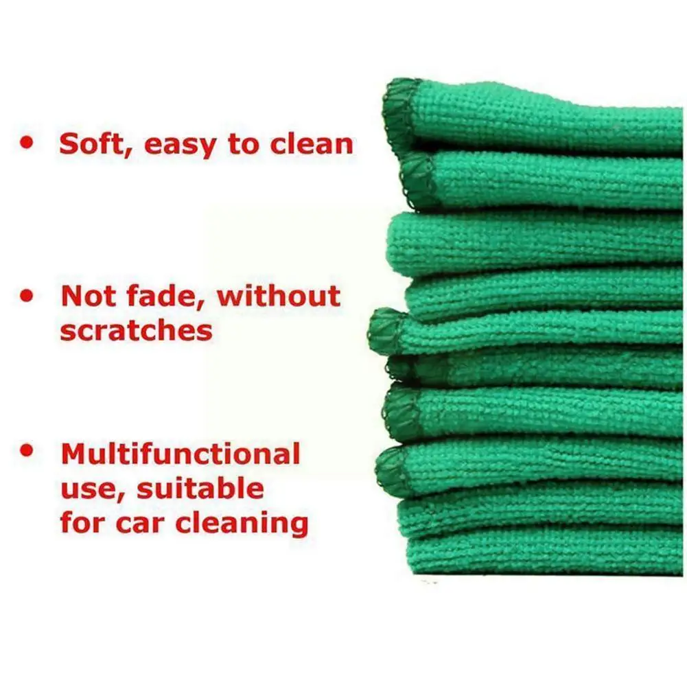 

25*25cm Bathroom Microfiber Towel Soft Girl Hair Drying Car Cleaning Cloth 1pc Washing Kitchen S8v3