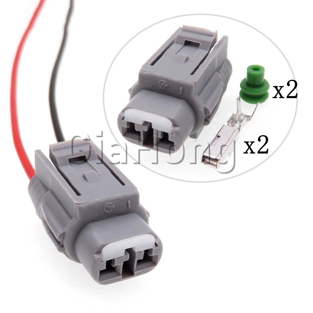 

1 Set 2 Ways Automobile Accessories Car Electric Wiring Waterproof Socket Auto Sealed Plug