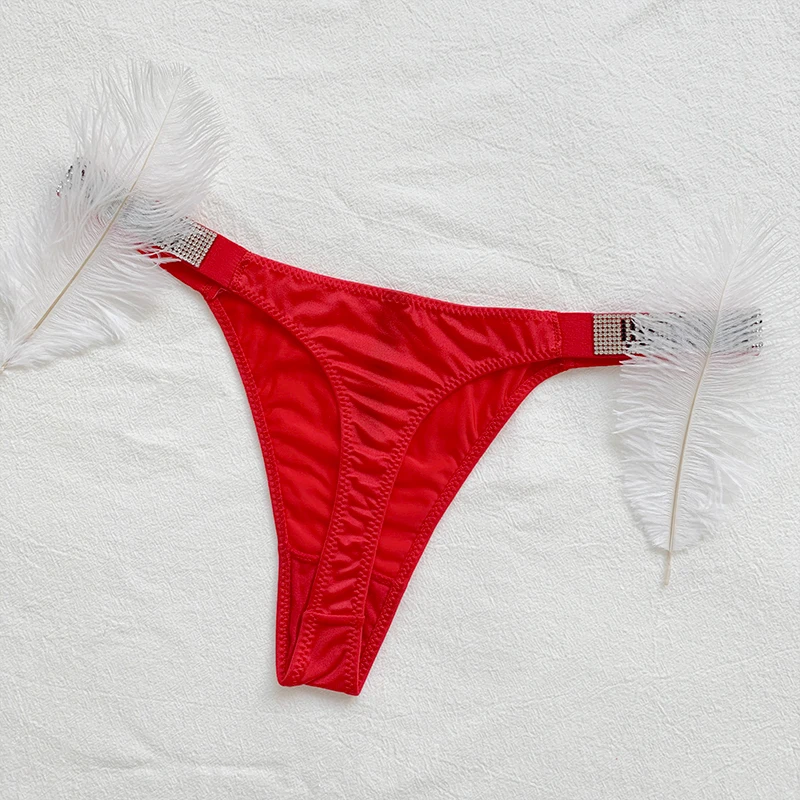 Брендовые дизайнерские атласные шелковые трусики женские стринги сексуальные