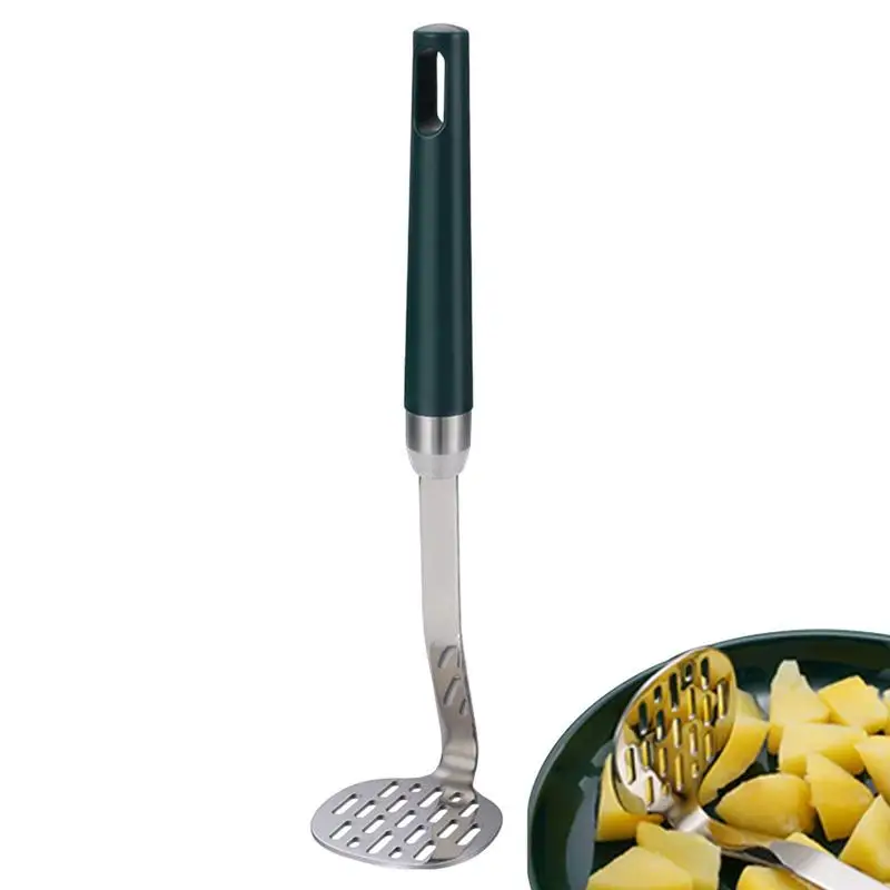 

Кухонная дробилка для картофеля из нержавеющей стали, инструмент для прессования картофеля, сверхпрочная дробилка для картофеля, ручная дробилка, маленький кухонный инструмент