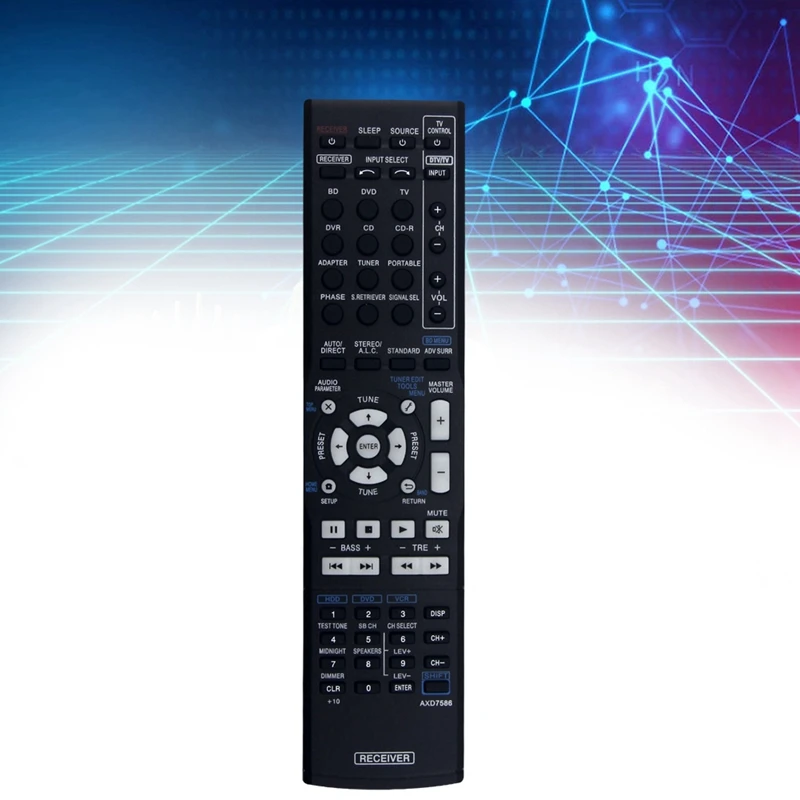 Замените пульт дистанционного управления AXD7586 для AV-ресивера Pioneer VSX-520-S VSX-53 VSX-1121