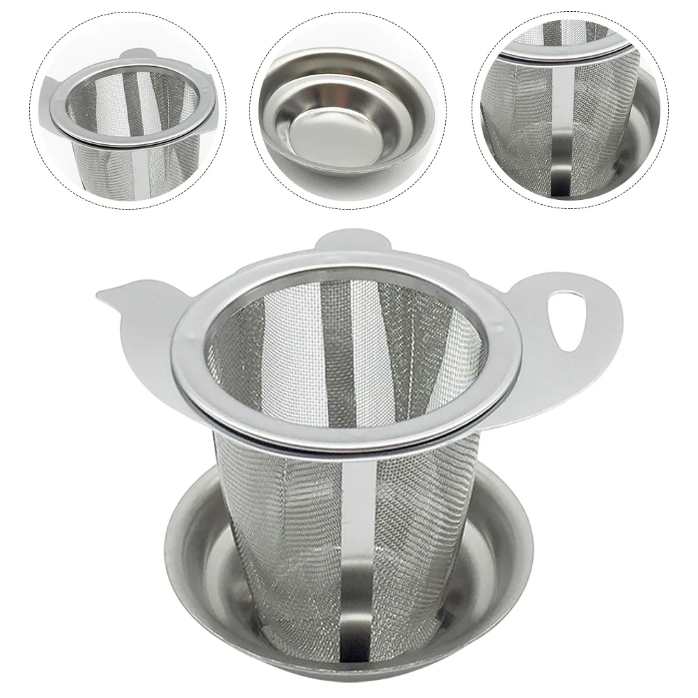 

Tea Strainer Infuser Mesh Diffuser Loose Filter Leaf Stainless Steel Sievesifter Coffee Spices Bag Fine Cup Steeper Metal