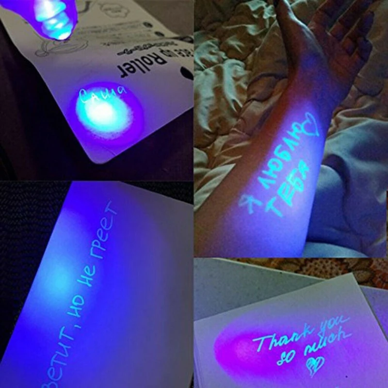 Luminous Light Invisible Ink Pen Highlighter Pen Drawing Secret Learning Magic Pen for Kids Party Favors Ideas Gifts Novelty Toy 4