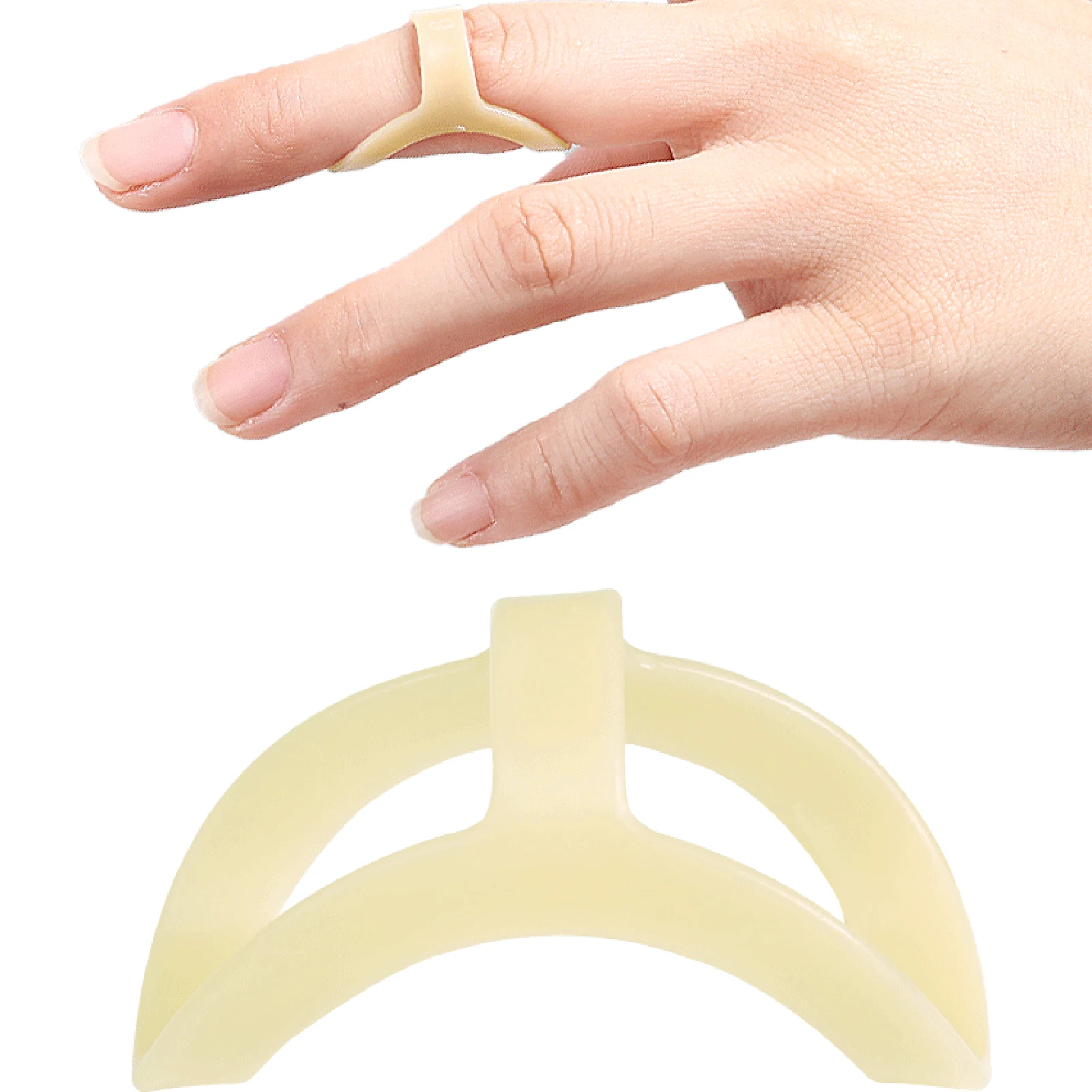 

Oval Support Soft Finger Splint Waterproof and Durable Finger Splint for Broken and Strained Fingers