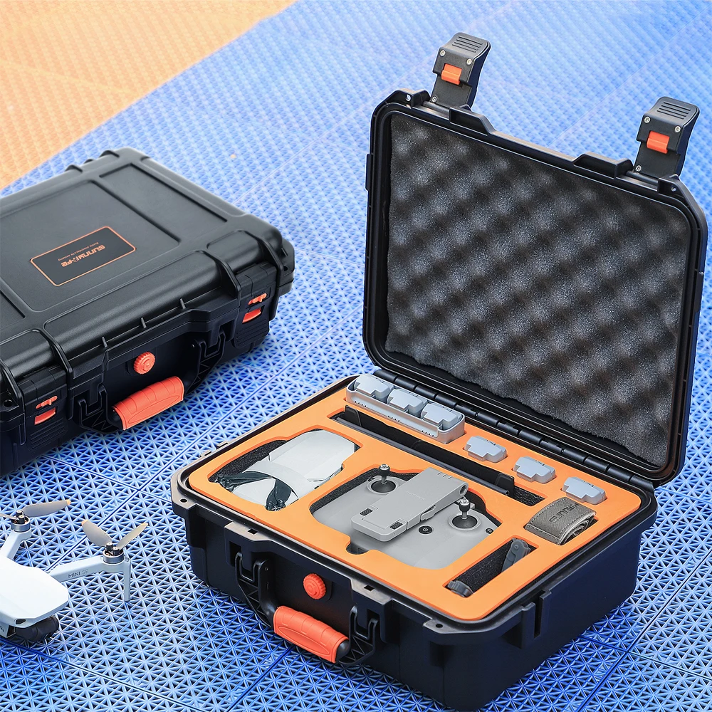 DJI Mini 2 Waterproof Suitcase Storage Case Hard Travel Port