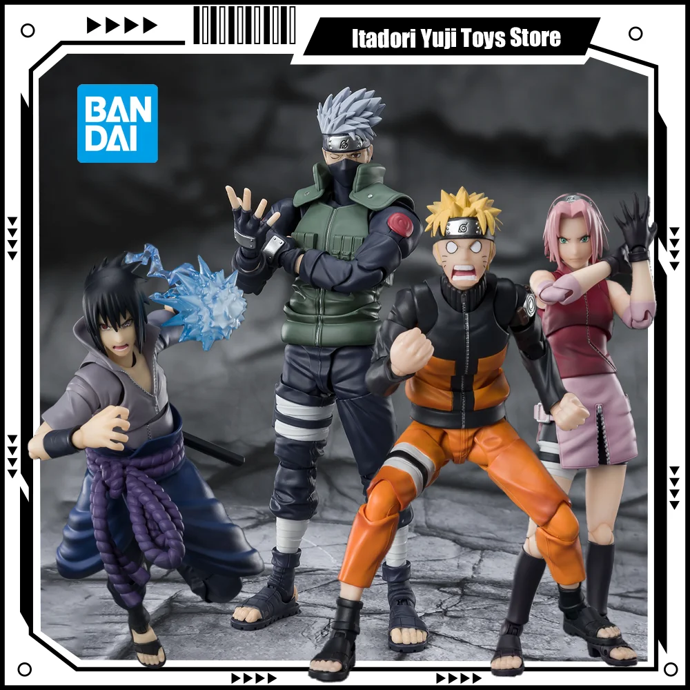 Фото Bandai SHF Naruto Uzumaki Naruto Uchiha Sasuke Itachi Madara Sakura Hatake Kakashi Pain Orochimaru Anime Model Figre №1