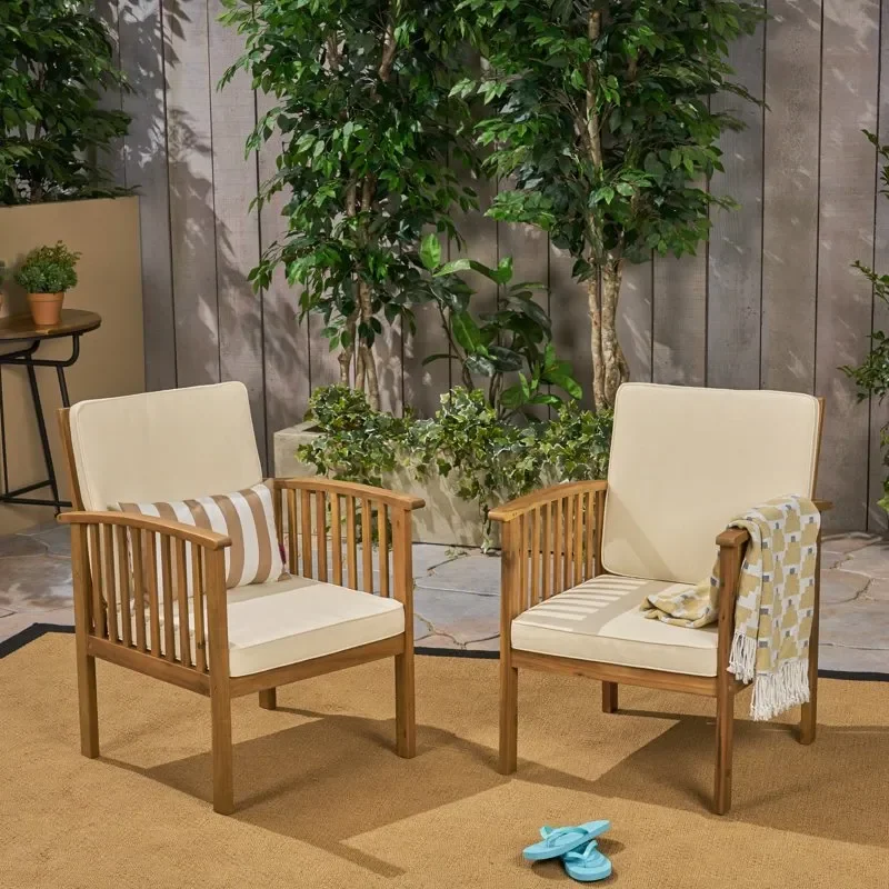 S With Cushions, Set Of 2, Brown Patina, Cream Stool Chair Chair Pink Wooden Chair Sillas Para Bar