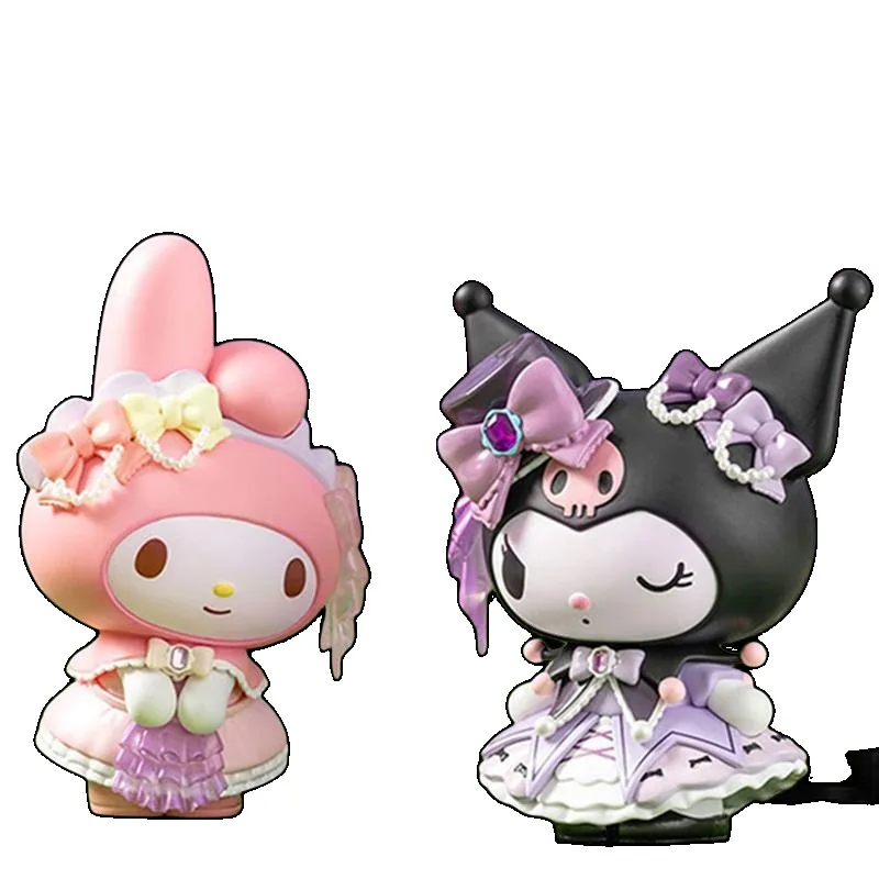 

Sanrio Melody Kuromi rose flower will be hand-made 15cm collection creative personality model desktop decoration birthday gift