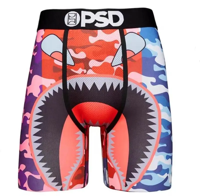 Fashion Long Mens Boxers Man Elastic Waist Underpants Men Boxer Shorts Beach Trunks Mens Panties Fitness Swimming Underwear Men