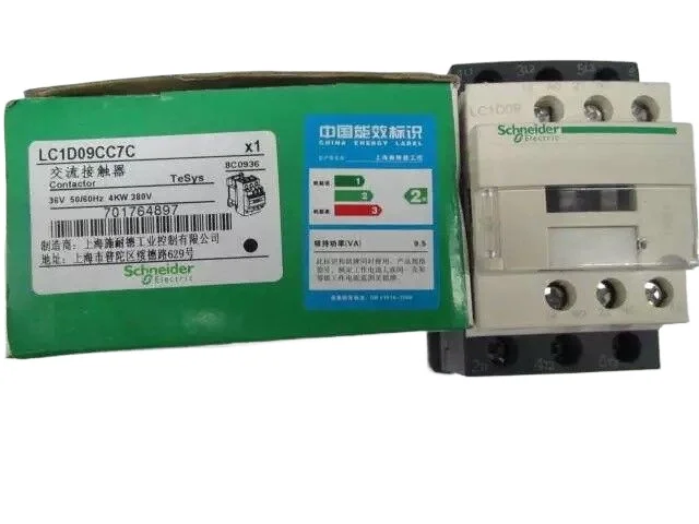 Контактор Schneider LC1D09CC7C 36 В переменного тока