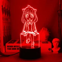 spy%c3%97family anime night light lloyd arnia hand made desktop decoration touch 3d night light bedroom decoration table lamp