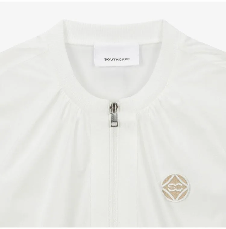 South Korean Original SOUTHCAPE Golf Apparel Women's 23 Spring/Summer/Autumn Golf Women's Round Neck Jacket Book Coat