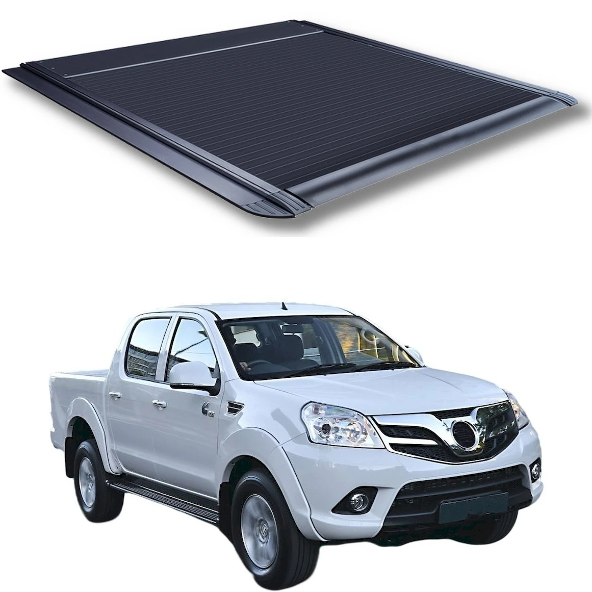 Жесткая тройная алюминиевая грузовая кровать крышка Tonneau для стандартной