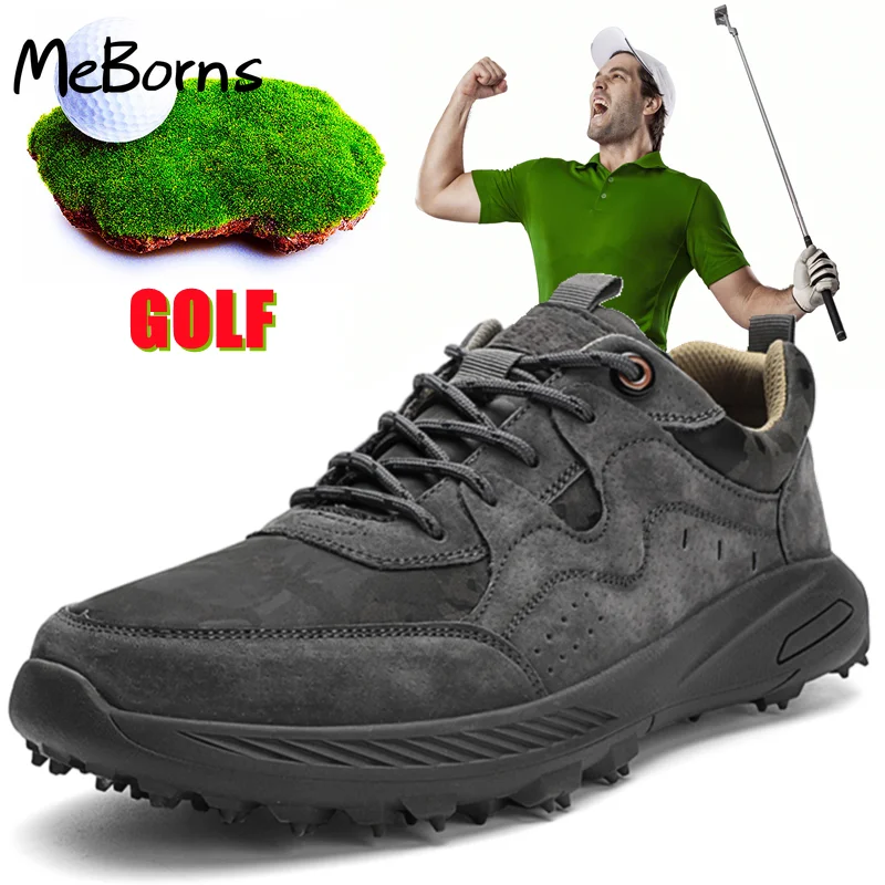 

New Men's Golf Shoes Waterproof Non-slip Outdoor Golf Training Shoes