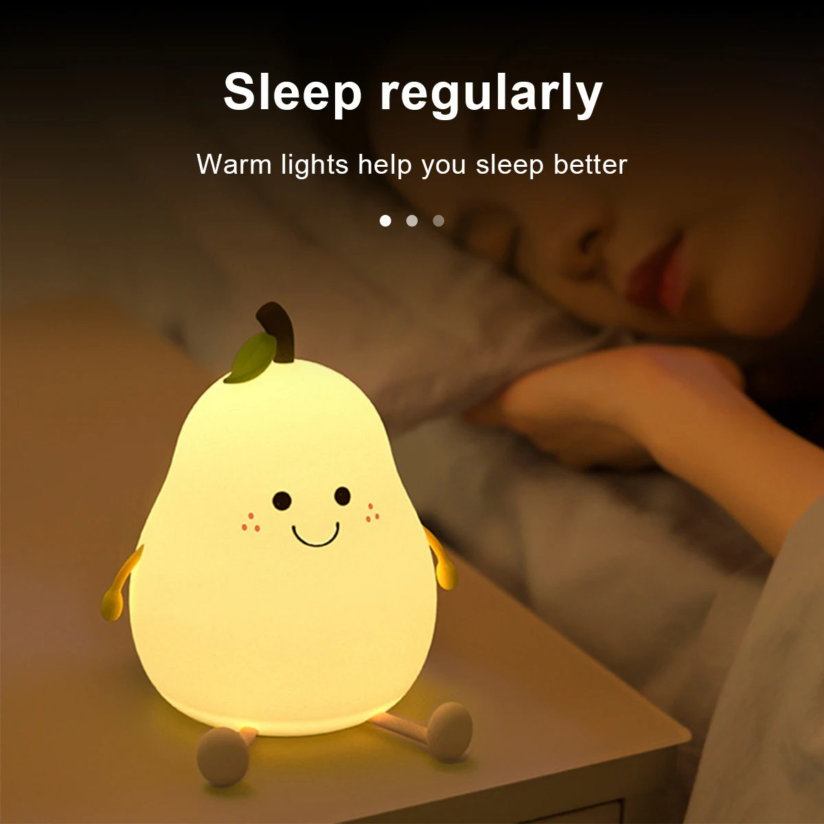 

Silicone Night Light Home Decor Decoration Accessory Ambient Lighting Accessories Room Decorate Lamps Kids Kawaii Houses Cartoon