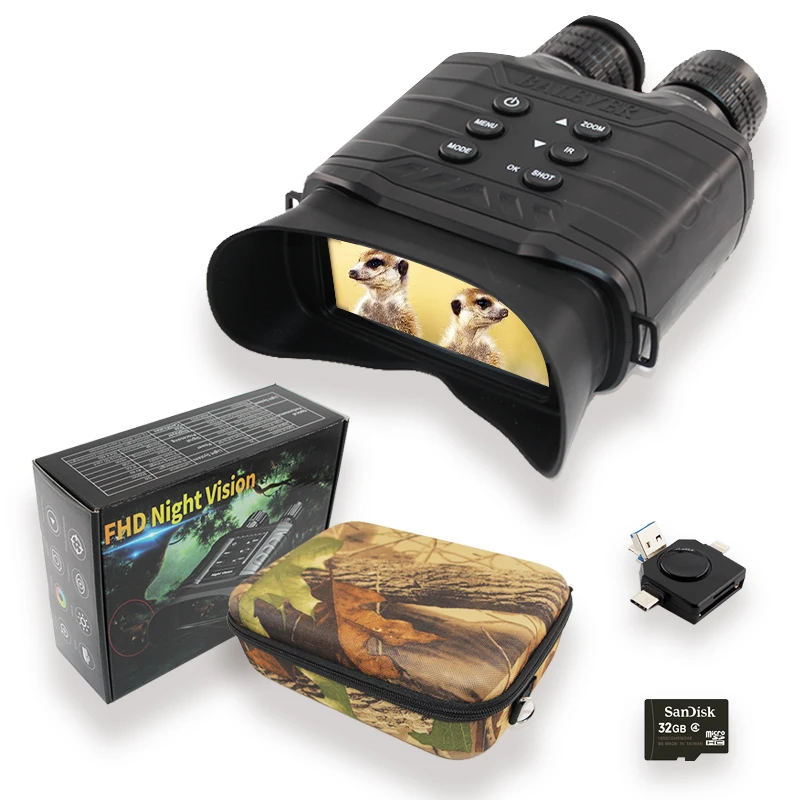 

Binocular Night Vision Device 500m Night Vision HD, Support Video Recording And Photography IR Infrared Night Vision Goggles