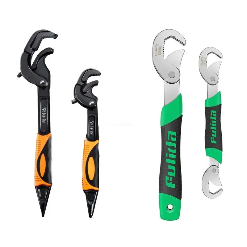

Universal Adjustable Wrench Spanner Set Adjustable Quick Snap Ratchet Spanner Dropship
