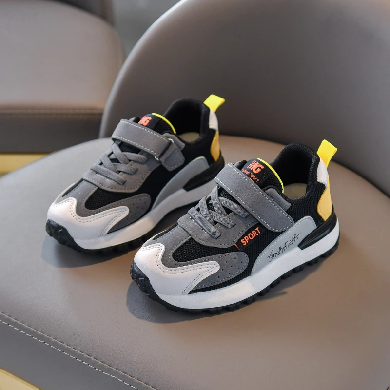 

Boys Girls Sneakers Lightweight Anti-Slip Breathable Mesh Comfort Unisex-Child Sports Running Walking Athletic Shoes for Kids