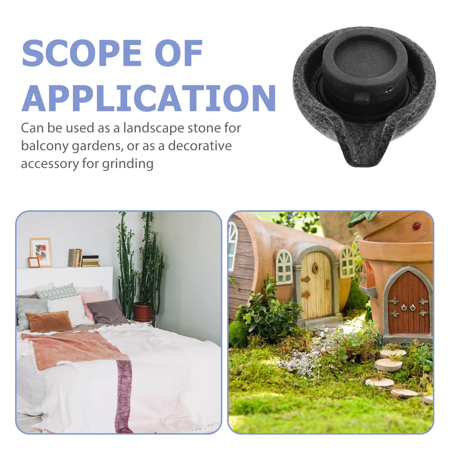 Рокарий Фонтан Водопад Открытый Миниатюрный Водяной Мельница Фонтаны