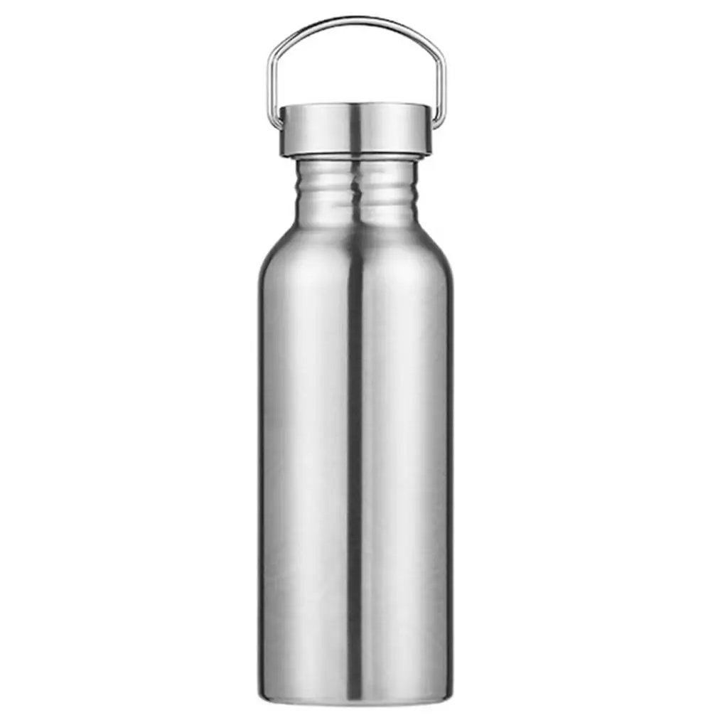 

750ml Stainless Steel Sports Water Bottle Hot Cold Jug Fitness Outdoor Activities Kettle Picnic Bicycles Cycling