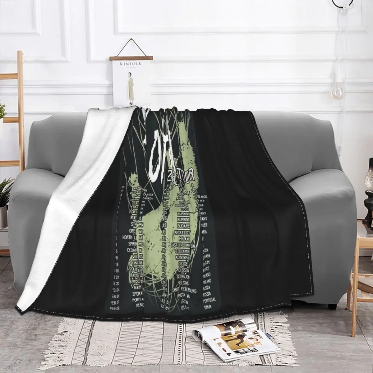 Горячий предмет Korn 2020 Joint Tour Complete Dates Концертное одеяло Джонатана Дэвис S 6XL