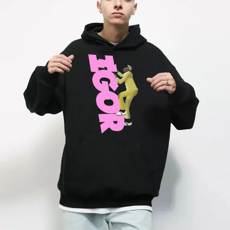 

Rapper Hip Hop Golf Wang Igor Tyler The Creator Music Black Hoodie Mens Fleece Cotton Hoodies Fashion Loose Men Women Sweatshirt