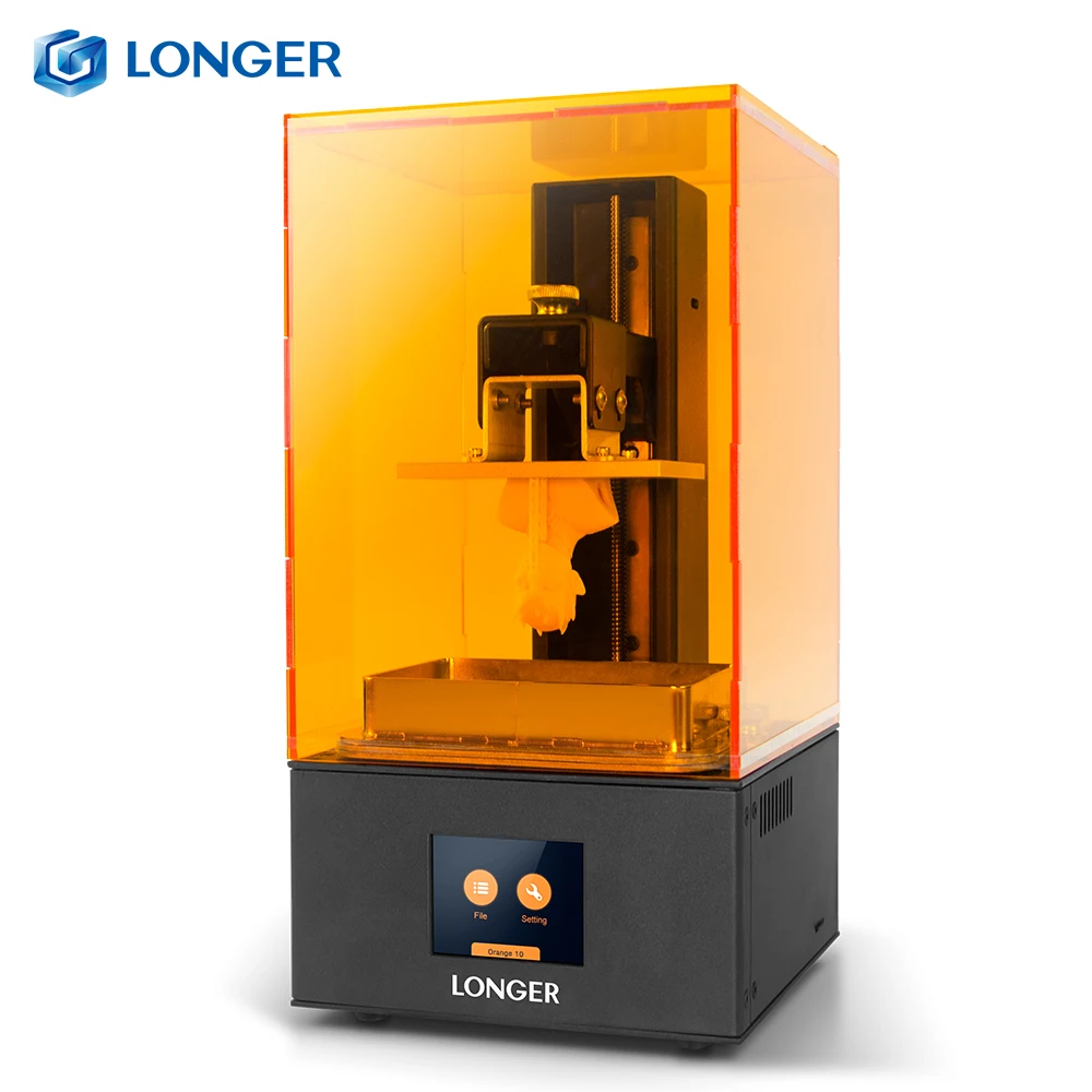 

Longer Orange 10 SLA & LCD Resin 3D Printer, Fast Cooling & Resume Printing, Off-Line Printing, Build Size 3.86" x 2.17" x 5.5"