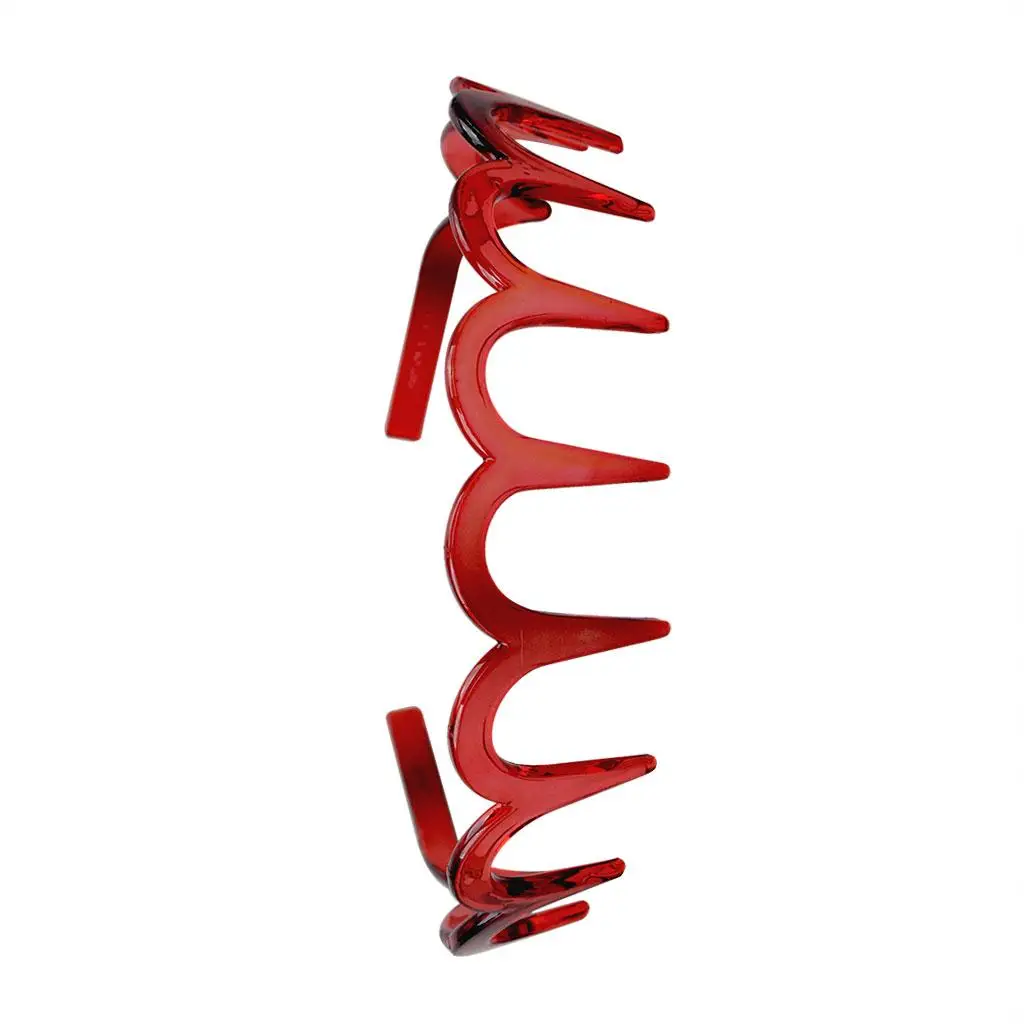 

Comfortable Zig Claw Headdress Tortoise Shell Effect Shark Comb Unisex Women Girls