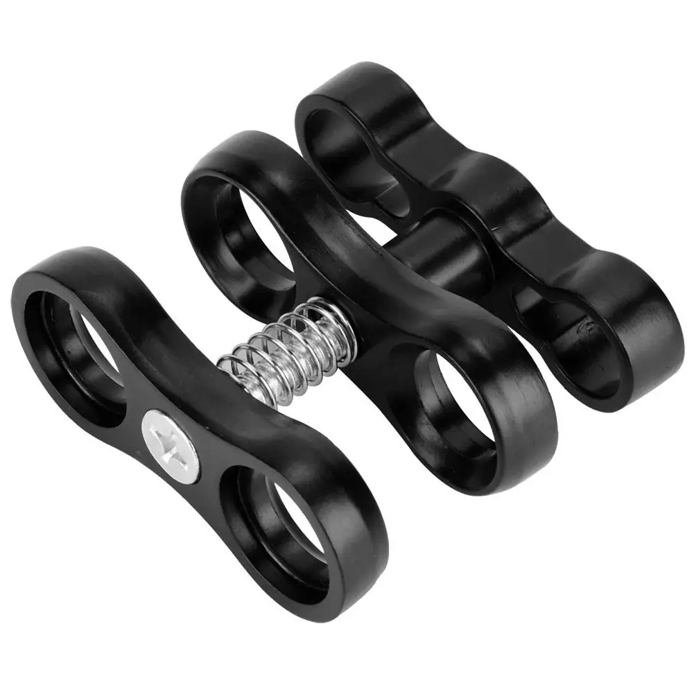 

Aluminum Alloy Mini Butterfly Ball Clip Diving Lights Clamp Adapter Mount for Gopro