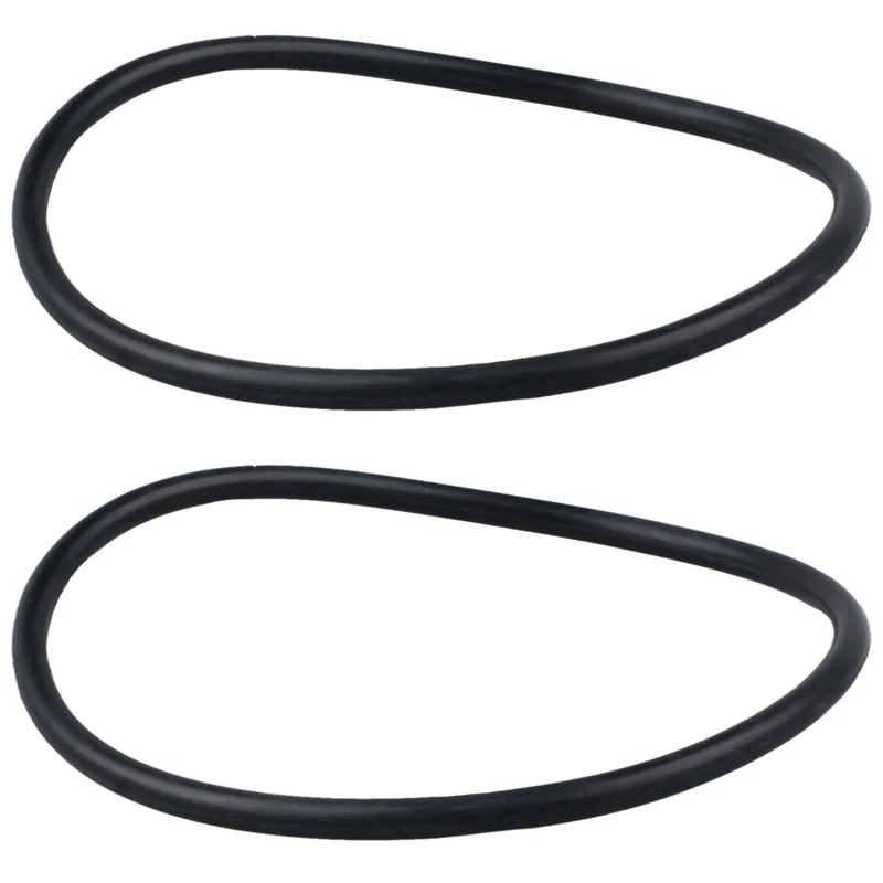 

2X 110Mm X 5Mm Black Rubber Industrial Flexible O Ring Seal Washer