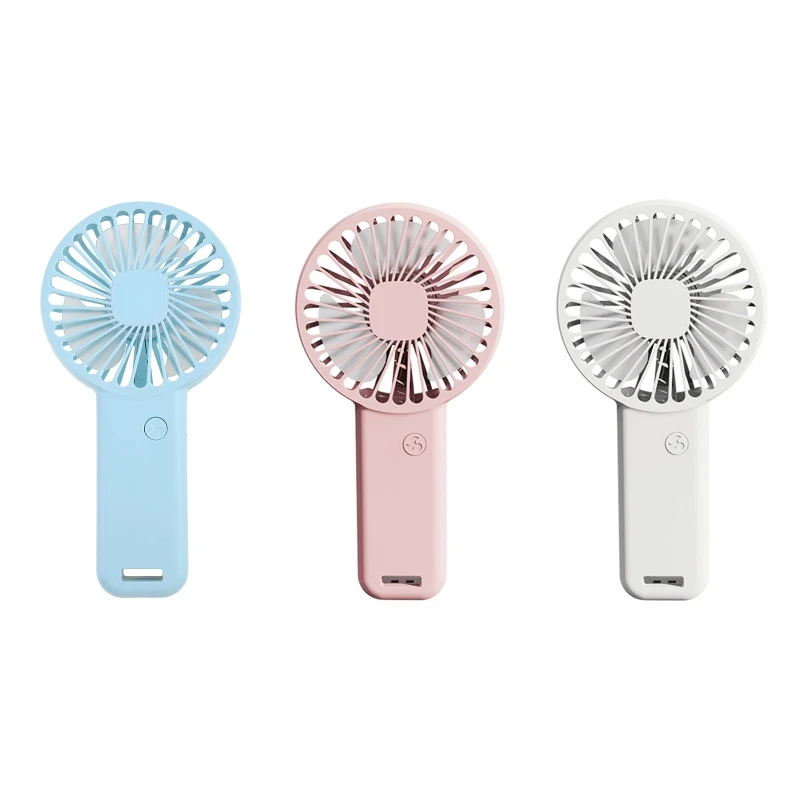 

USB Table Fan 3 Speeds Portable Handheld Fan Outdoor Personal Cooling Fan Phone Holder Summer Gift for Men Women