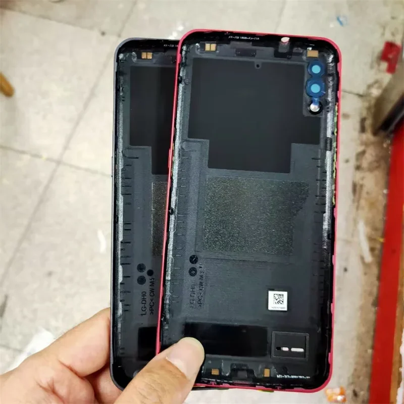 Для LG K22 задняя крышка батарейного отсека задний корпус с объективом камеры