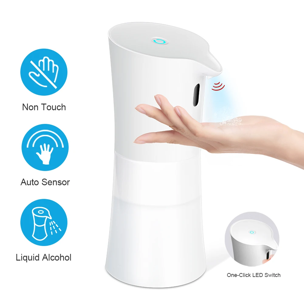 

Automatic Alcohol Dispenser, Non Touch Infrared Induction Bottles, Touchless Sensor Alcohol Hand Sterilizer Washer Sprayer for H