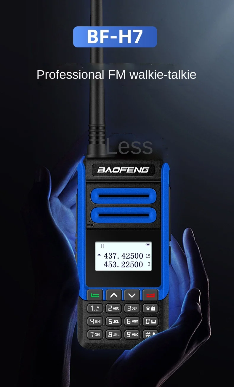 Baofeng High-power Walkie-talkie Baofeng-H7 Walkie-talkie Civil Radio Handset Communication Equipment