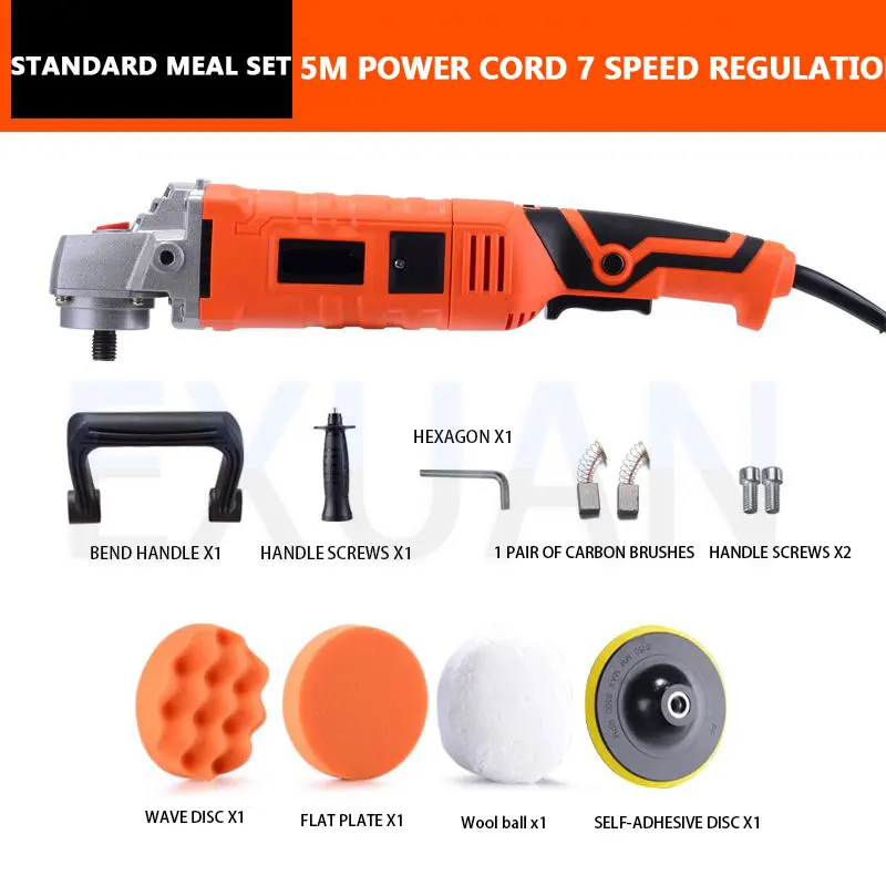 

5 м машина для полировки автомобиля, вощеная машина для ремонта царапин, машина для красоты автомобиля, полировщик для глазури, 220 В, бытовая машина для полировки пола Автомобильная полировальная машина эмаль Ремонт ц