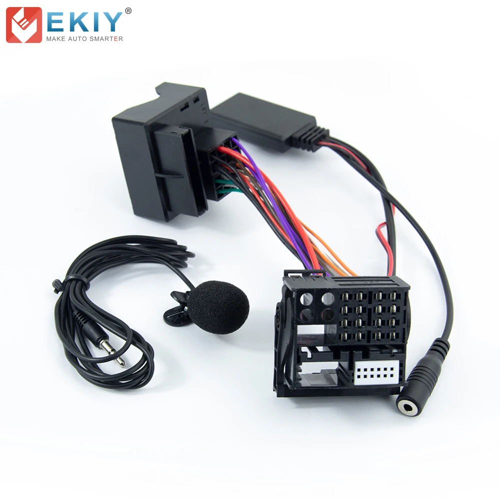 

EKIY для Peugeot 207 307 407 для Citroen C2 C3 RD4 12-контактный модуль Bluetooth беспроводное радио стереозвук адаптер