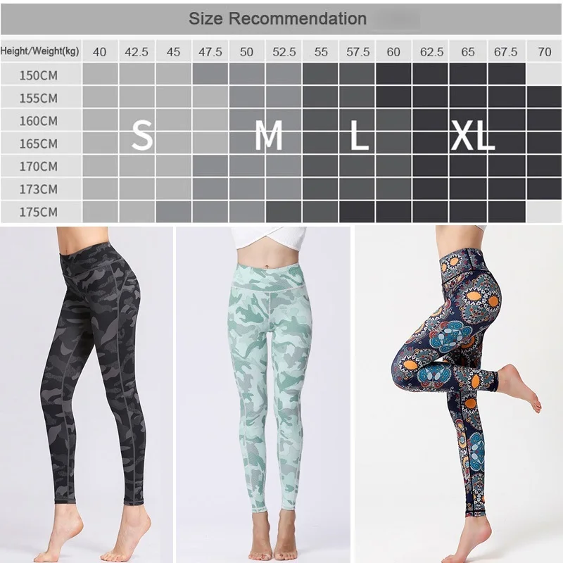 Cloud Hide Women Home Yoga Pants Fitness Gym Exercise Sports Leggings High Waist Sexy Long Print Tights Workout Running Trouser images - 6