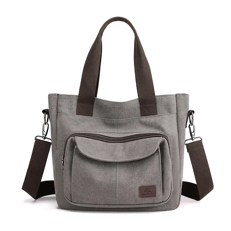 

Brand women's handbag fashion new large capacity women's shoulder bag new canvas bag commuter handbag