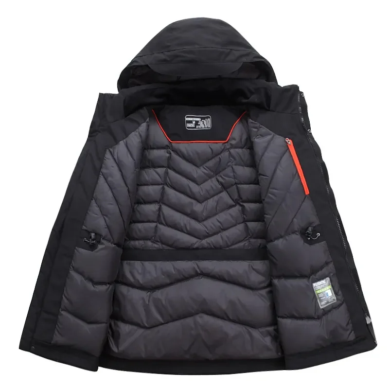 

Down Jacket Man High Quality White Duck Coat Men Thick Warm Winter 2024 New Parkas For Short Feather Puffer